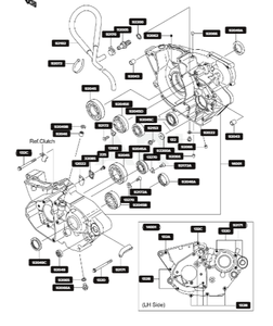 Suzuki RMZ250 / Kawasaki KX250F Right Crank Case / K1400-15398