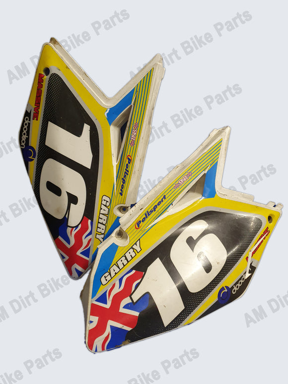 Suzuki RMZ250 Rear Fairings, Plastics 47111-10H00-30H / 47211-10H00-30H